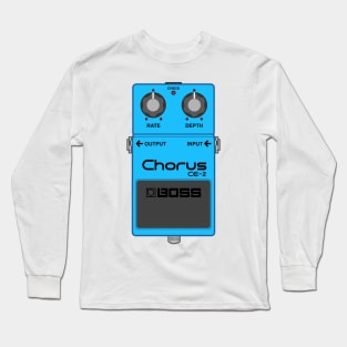 Boss CE-2 Chorus Guitar Effect Pedal Long Sleeve T-Shirt